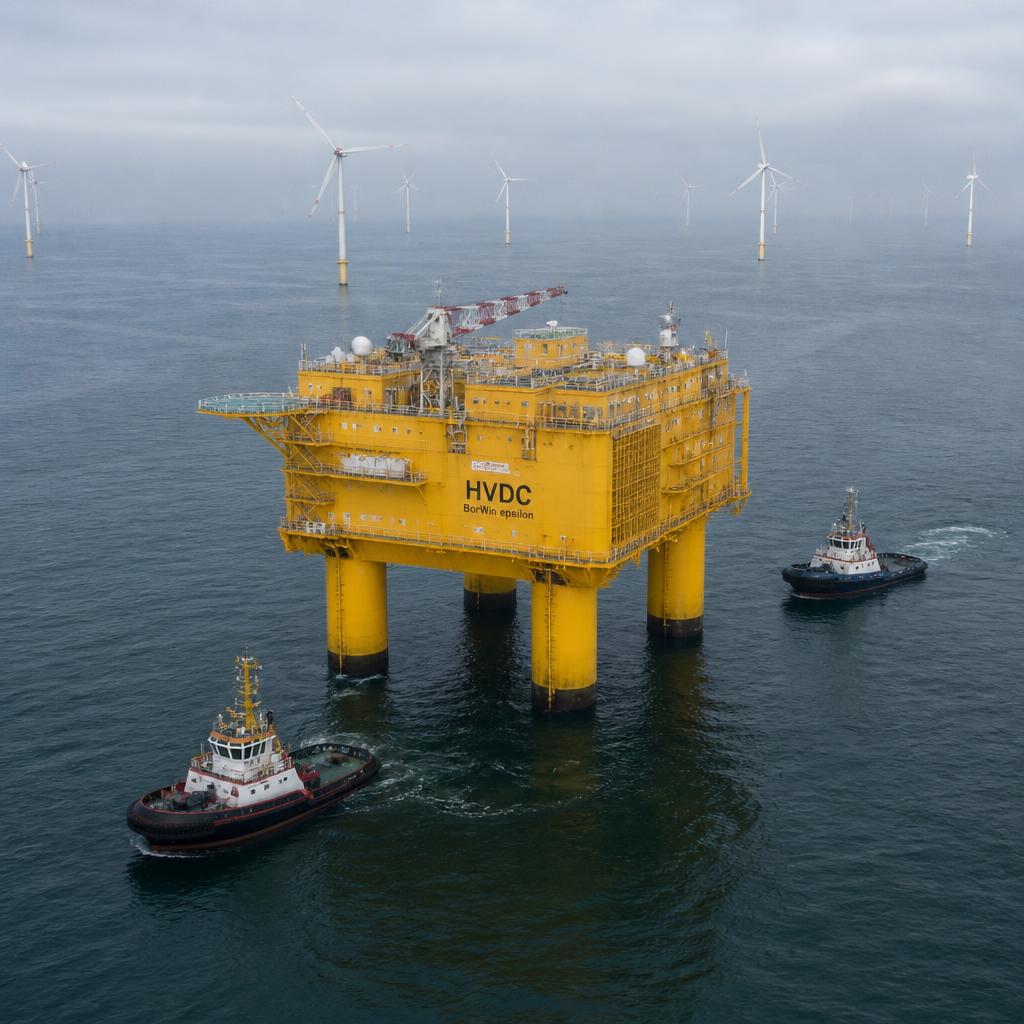 HVDC Converter Platform — Transport & Towing, North Sea